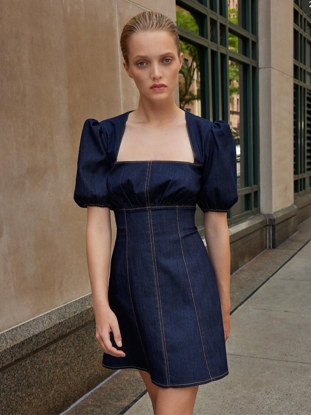 Cinq a Sept Vaughn Denim Mini Dress